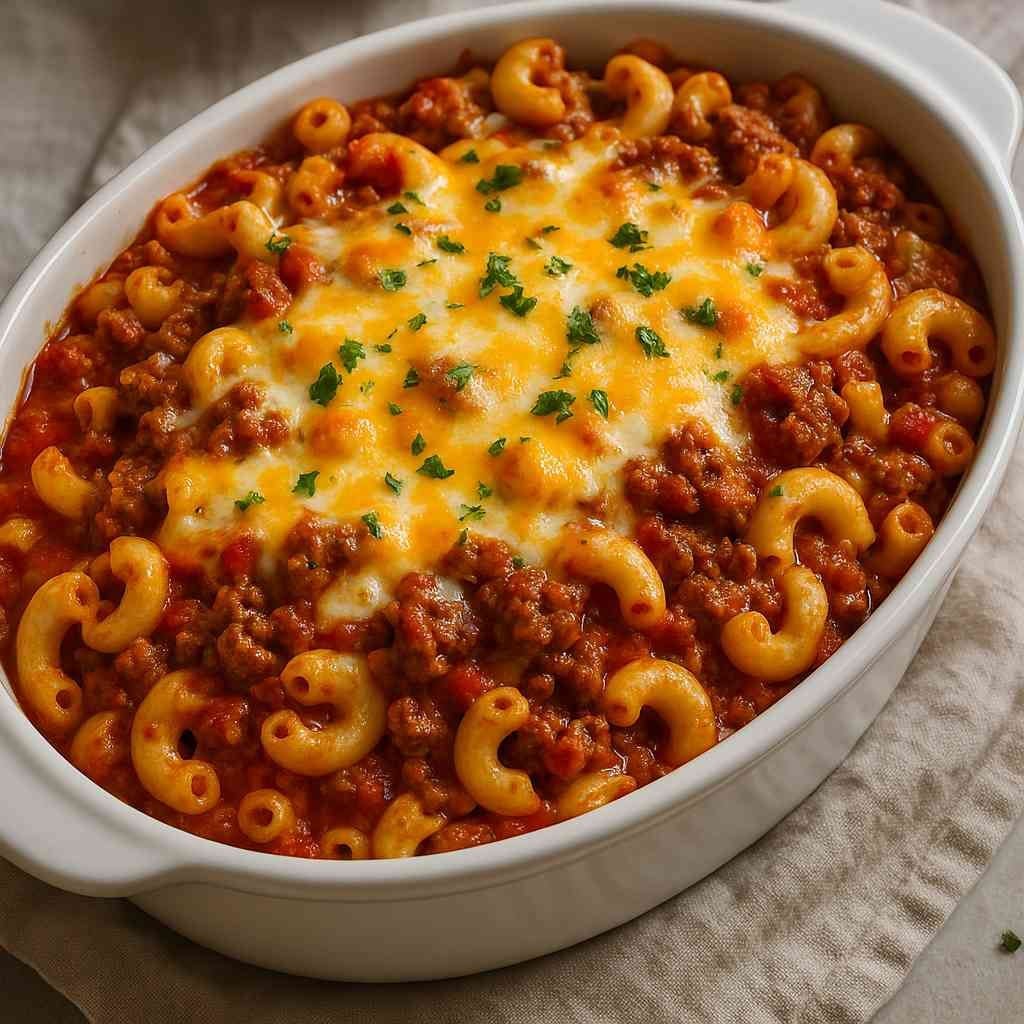 Beef Lombardi Casserole Recipe - Beef